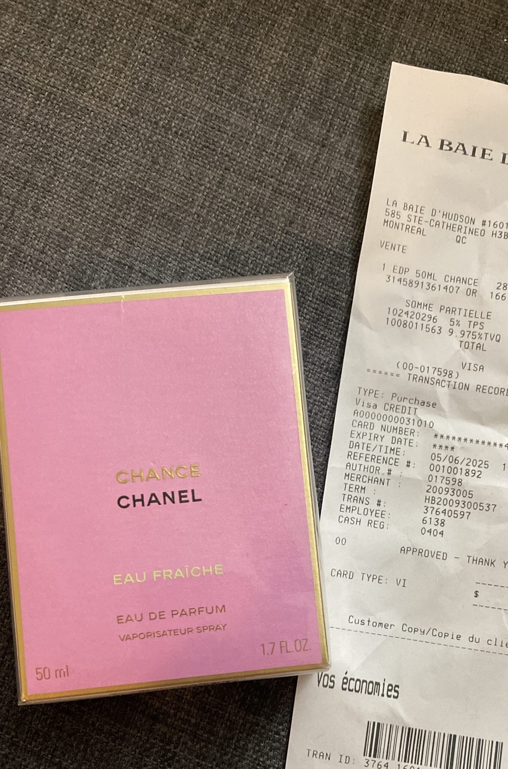 New Chanel Chance Perfum 50 ml